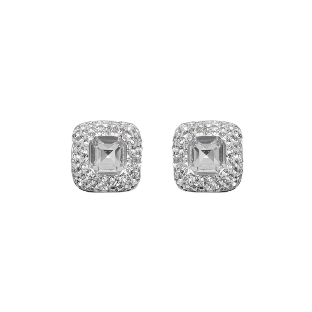 [Size OS] - Kate Spade Something Sparkly Cushion Clay Pavé Studs